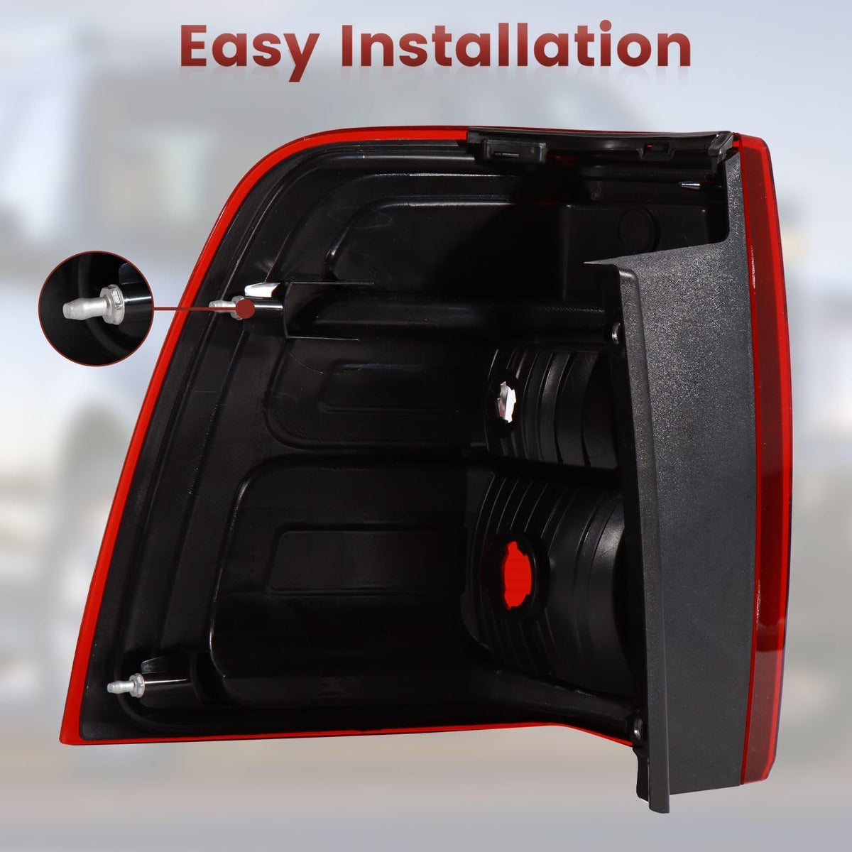 CONLLCON tail light mounting points highlight secure, direct-fit installation