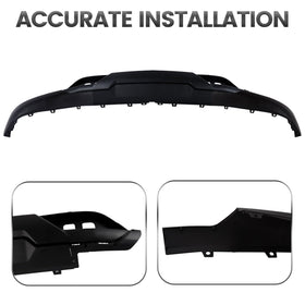 CONLLCON valance installed on a Silverado front demonstrating correct alignment