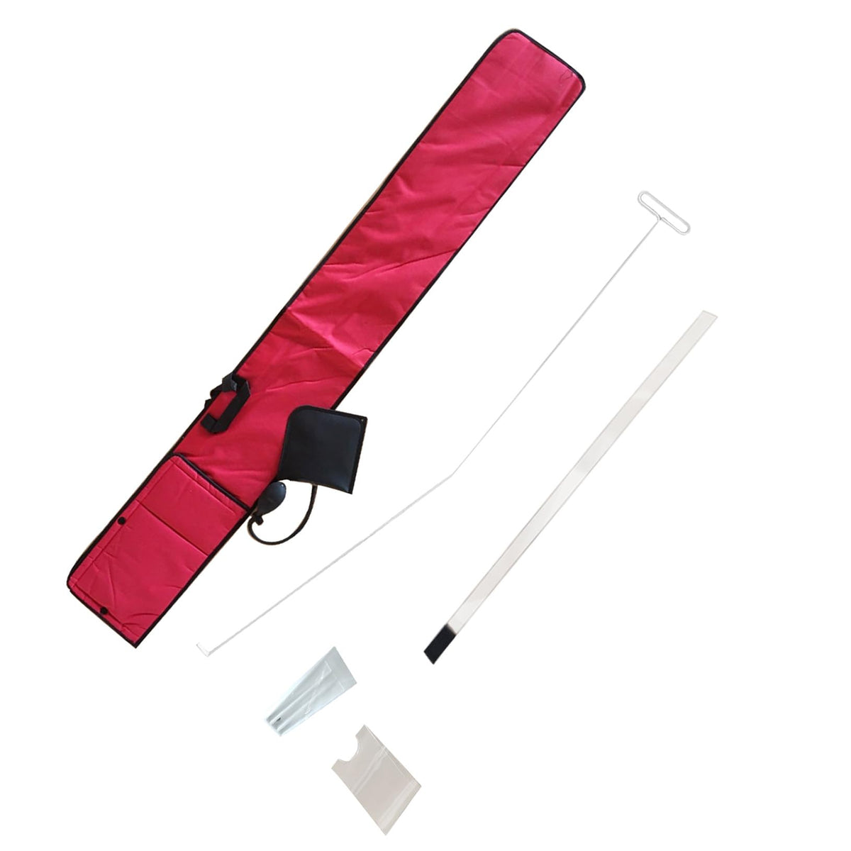 Conoouxl 55-inch kit front view with red bag, organized and easy to store