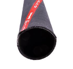 Continental hose installed on a boat fuel fill demonstrating secure, compliant routing