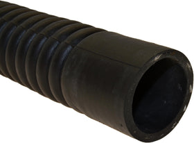 Continental hose installed in engine bay with measuring tape showing correct scale
