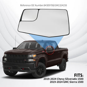 Convitex mirror rear ABS backing plate view for secure mounting benefit