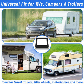 Convivium gasket on camper in sunlight showing UV resistance benefit