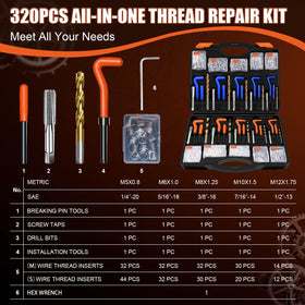 coobeast in use installing helicoil demonstrating secure thread restoration