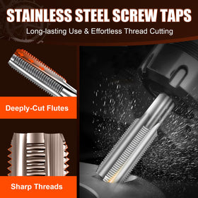 coobeast taps and tools arranged for clear selection and precise cutting