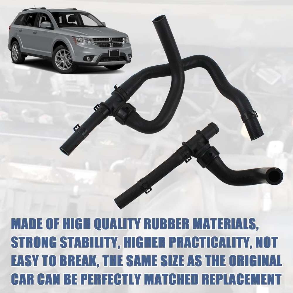 COOL STAR installed heater hose in Dodge Journey engine bay ensures proper flow