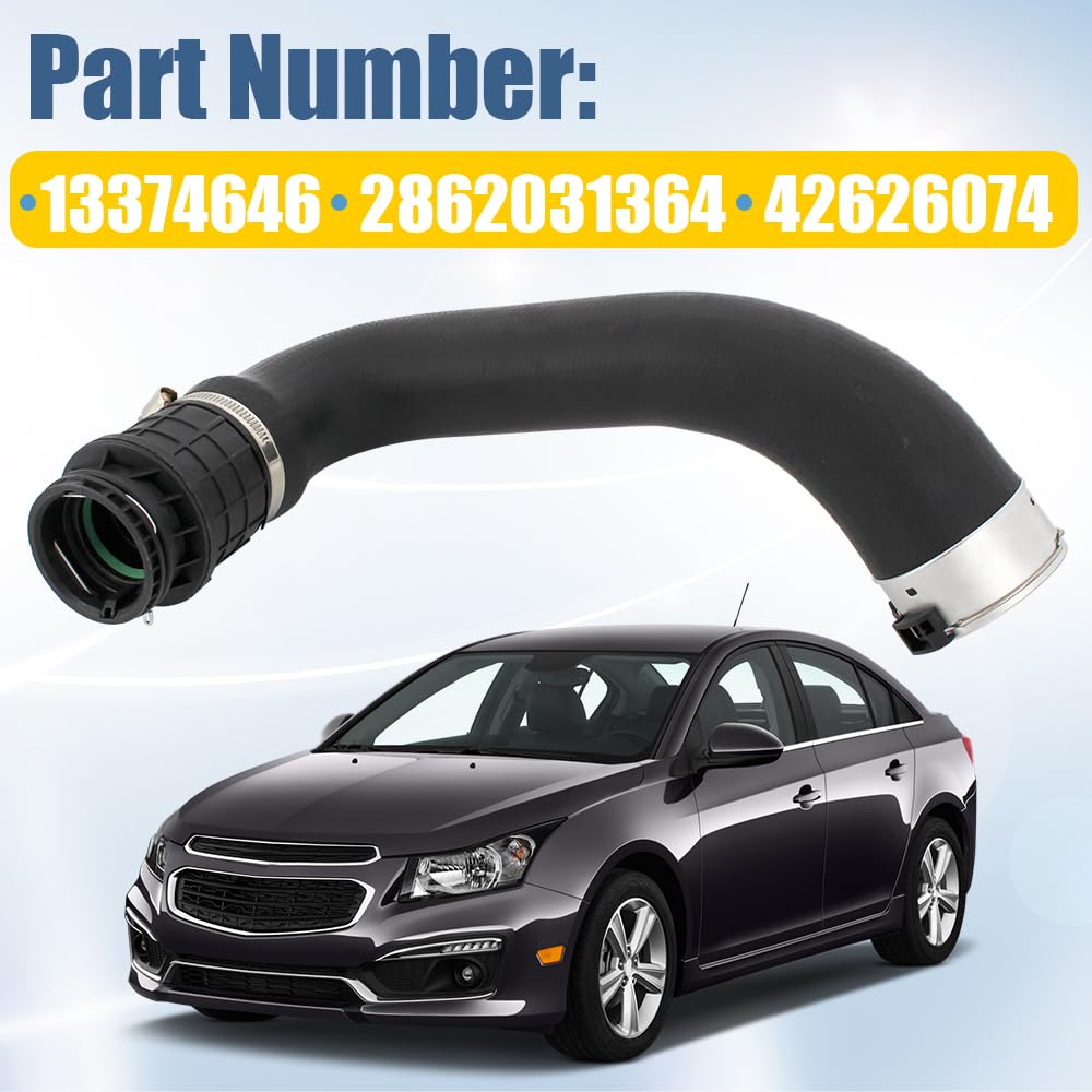 COOL STAR inlet hose installed on Cruze engine demonstrating correct fit and restored airflow