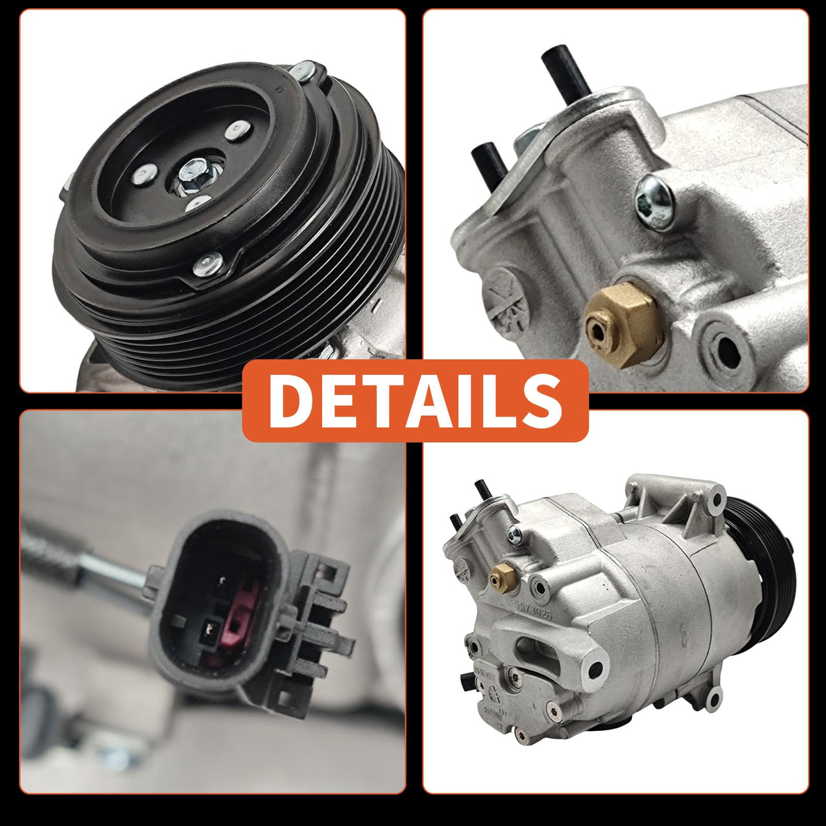 COOLIGO clutch mounted on compressor emphasizing ready-to-install convenience
