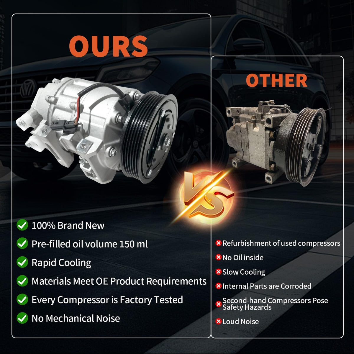 COOLIGO product label with part numbers for clear verification and fitment confidence