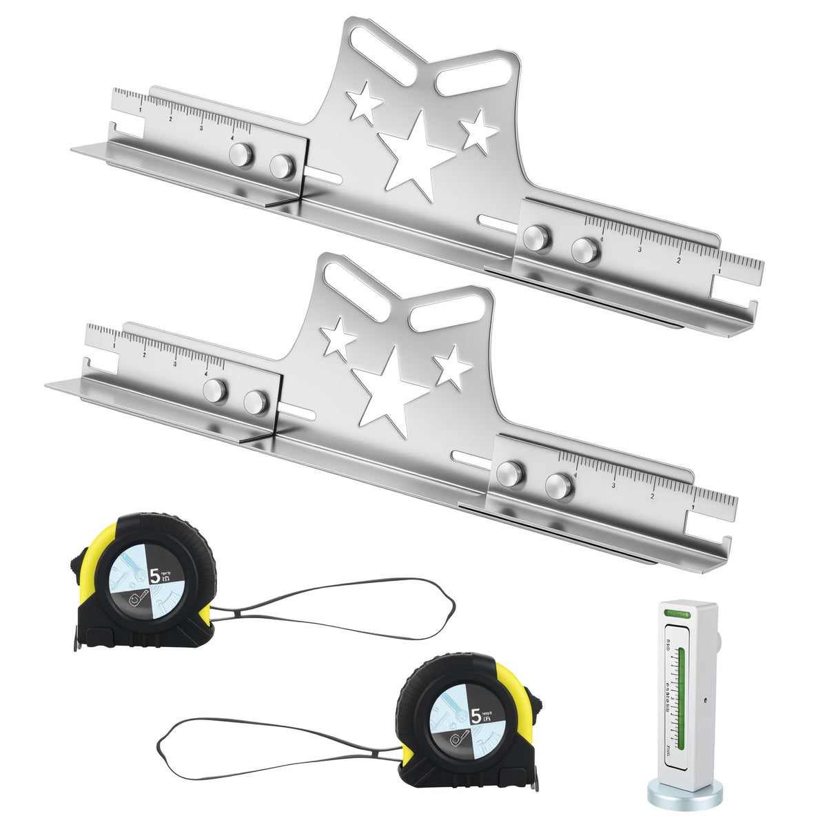 COOLWOLF front view of both alignment plates showing compact footprint and durability