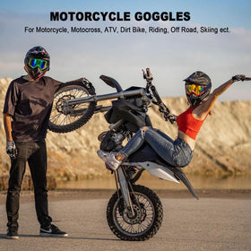 CoPvner lifestyle ride shot on ATV showing clear wide vision