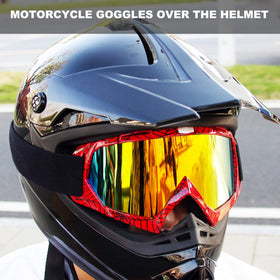 CoPvner goggles worn by ATV rider demonstrating eye protection