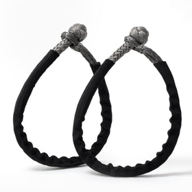 cordeast front packaging showing two gray soft shackles and clear labeling for easy identification