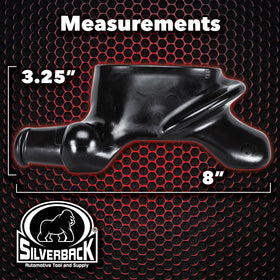 Corghi duck head next to ruler illustrating correct size and fit benefit