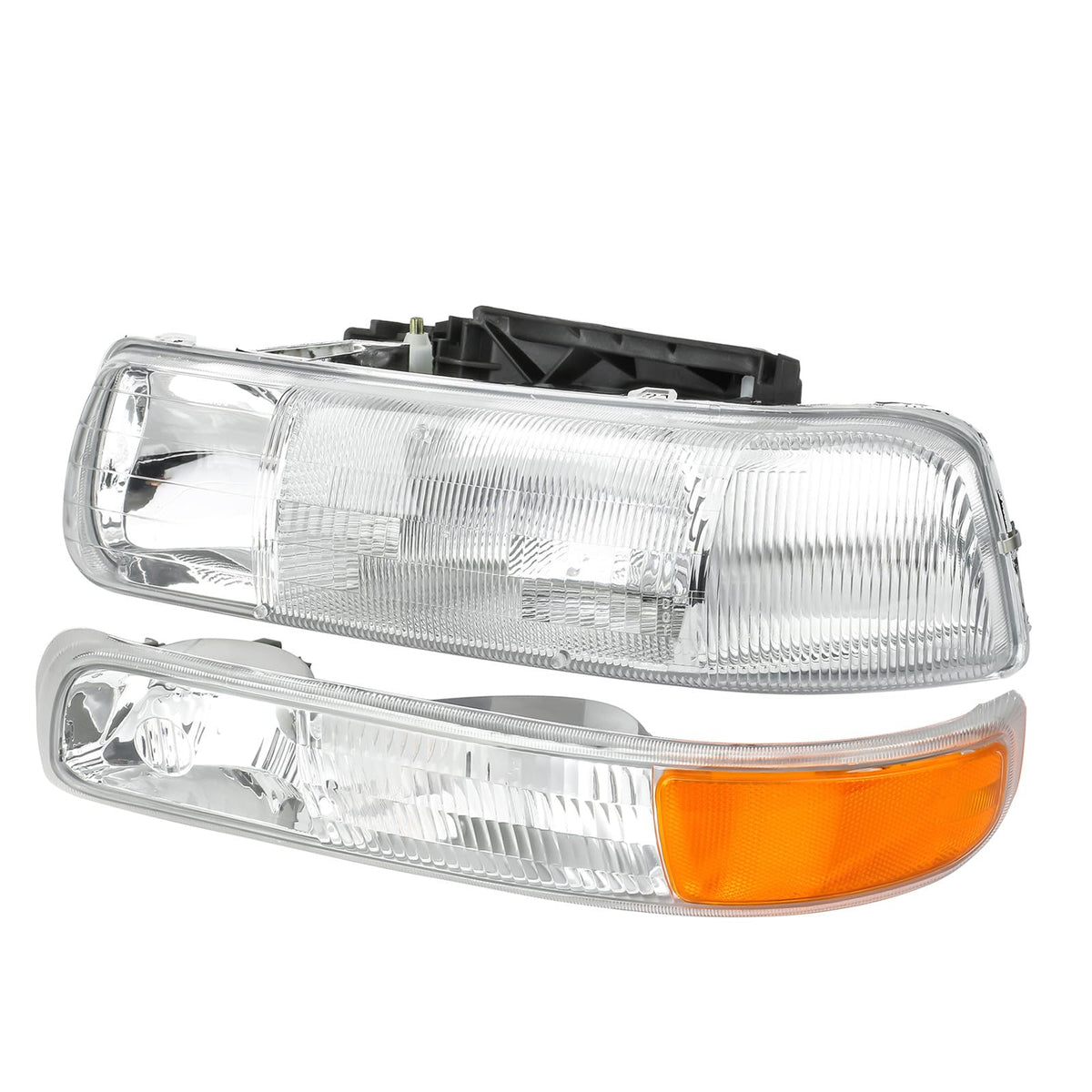 corkiauto side profile of assembled lights showing OE-style fit and accurate alignment benefit
