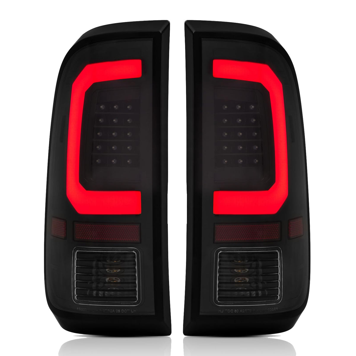 corkiauto front view of both tail lights showing clean fit and modern style benefit