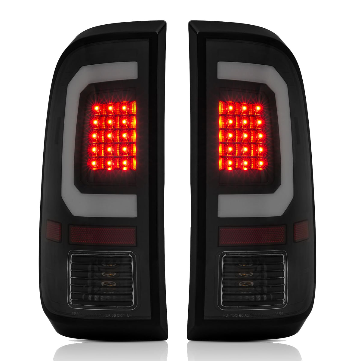 corkiauto tail lights on a driving pickup illustrating visibility and style benefit