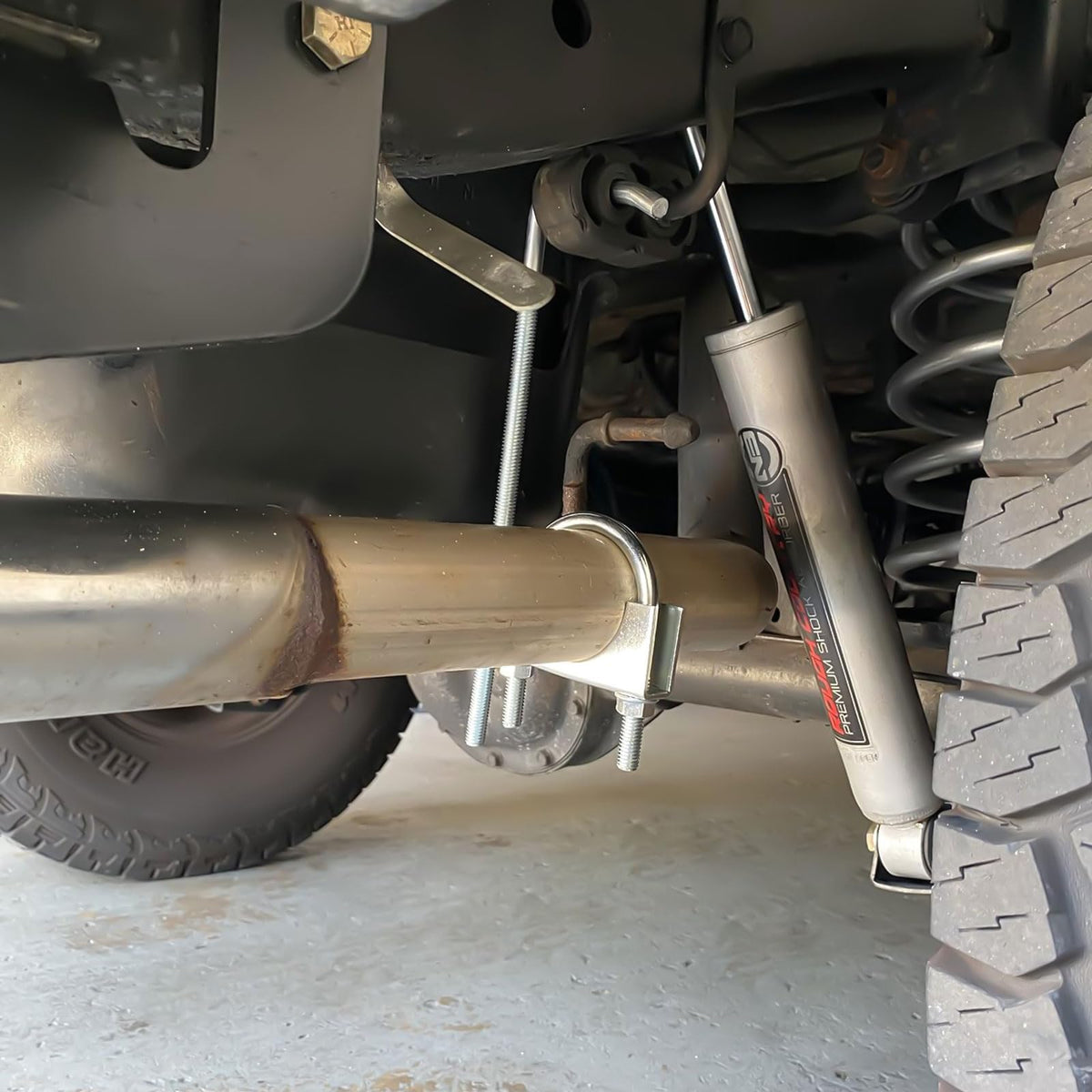 COROTC close-up of threaded rod showing durable adjustment benefit