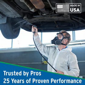 Corroseal applied to marine hardware showing corrosion protection benefit