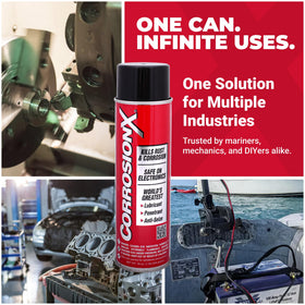 CorrosionX used on boat deck hardware offering coastal corrosion defense