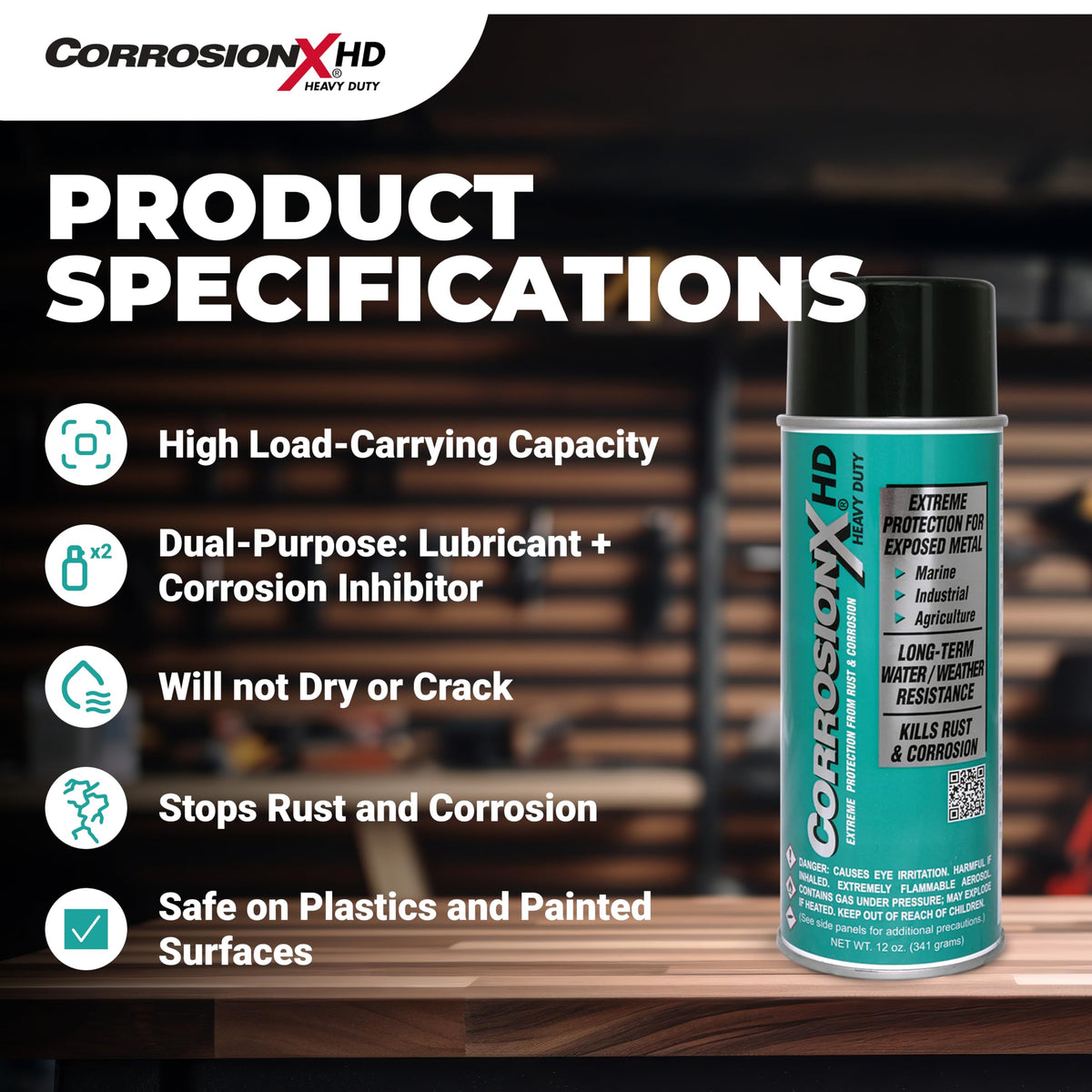 CorrosionX used on boat trailer frame resisting saltwater for long-lasting metal protection