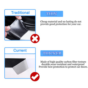 Cotree reflective strip detail increasing nighttime visibility at vehicle entry