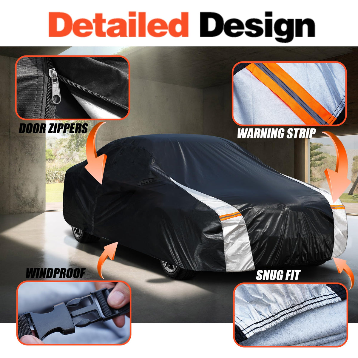 Cotryvox side profile illustrating custom fit on Corvette body lines