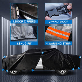 Cotryvox door zipper detail for quick cabin access and convenience