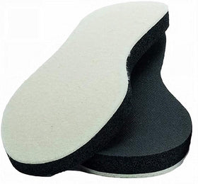 Cougar Paws front view of replacement pads pair showing fit and restored traction