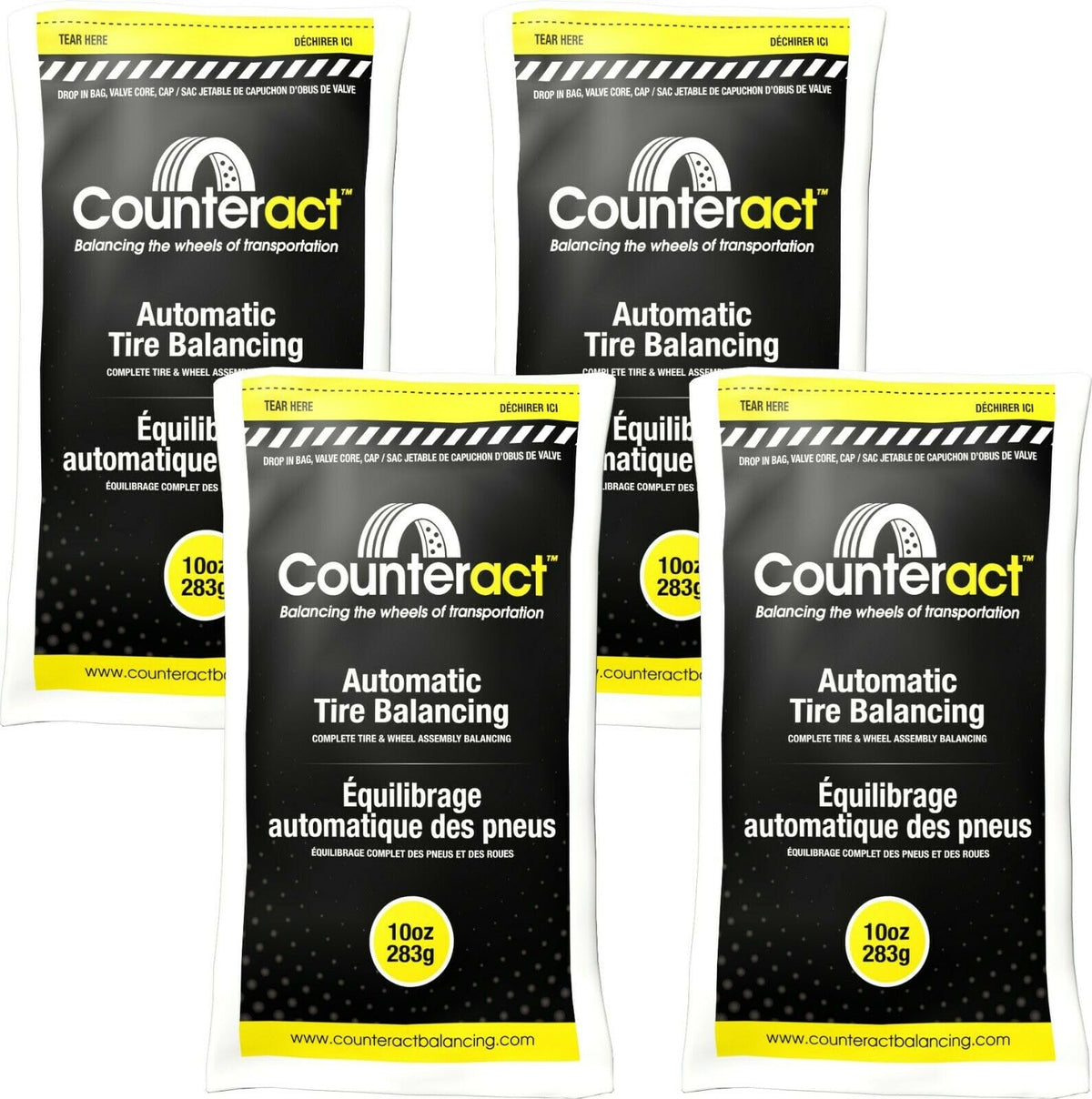 Counteract front packaging 10oz bags showing kit contents and benefits