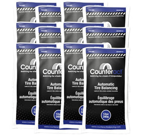 Counteract front packaging showing twelve 12oz bead bags and accessories for clean installs