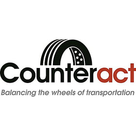 Counteract beads inside a motorcycle tire showing improved balance and smoother ride