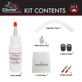 Counteract valve core remover and valve caps demonstrating easy installation