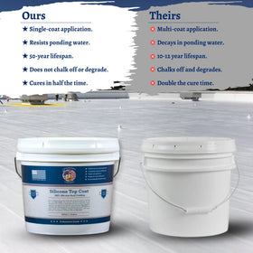 Countryman Coatings seam detail showing uniform adhesion and waterproofing protection