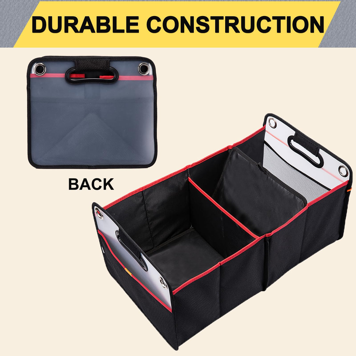 COVAX side pocket detail with mesh holding small items for quick access benefit