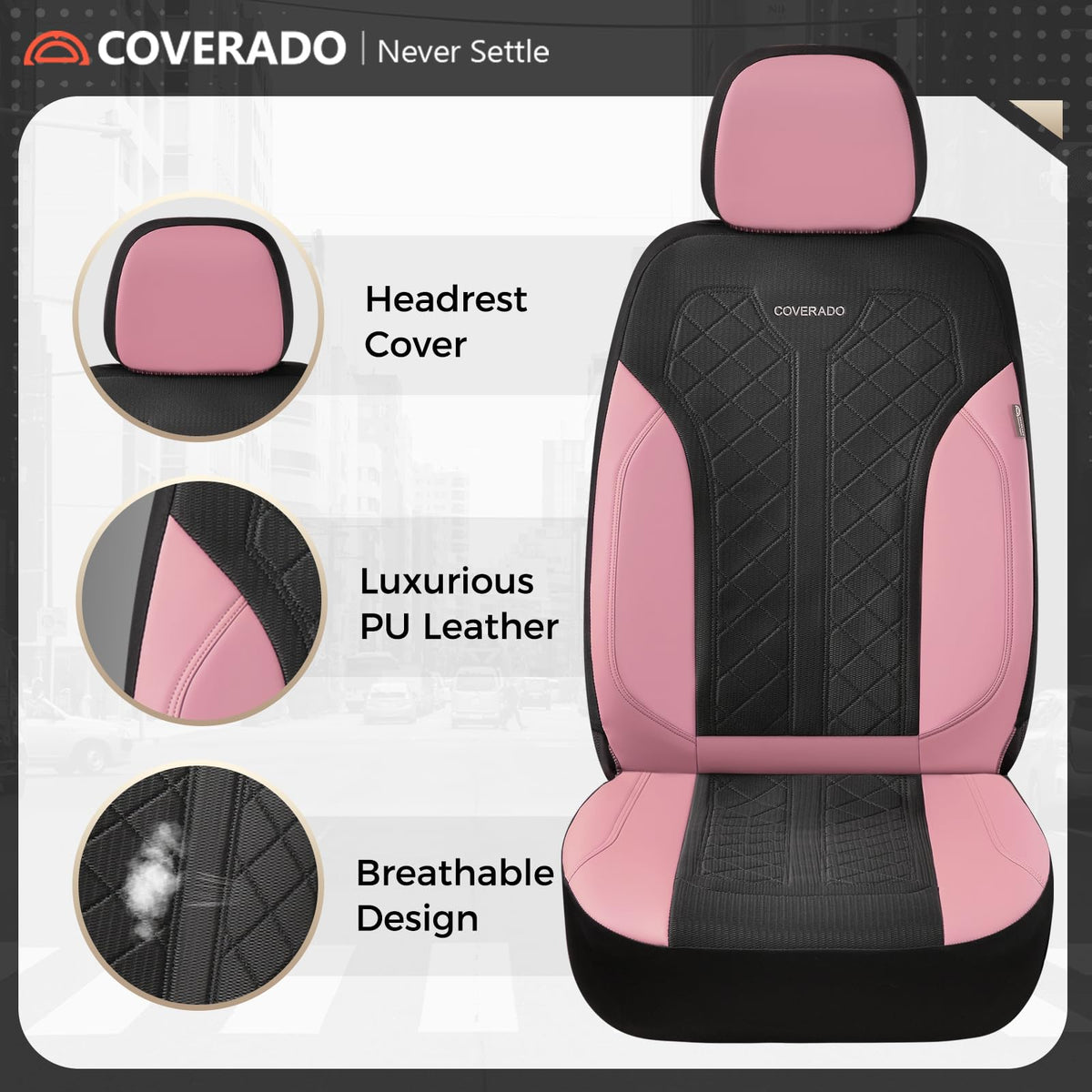 Coverado back seat full set displaying complete coverage and protection benefit