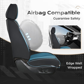 Coverado rear seat installed demonstrating full back coverage and comfort