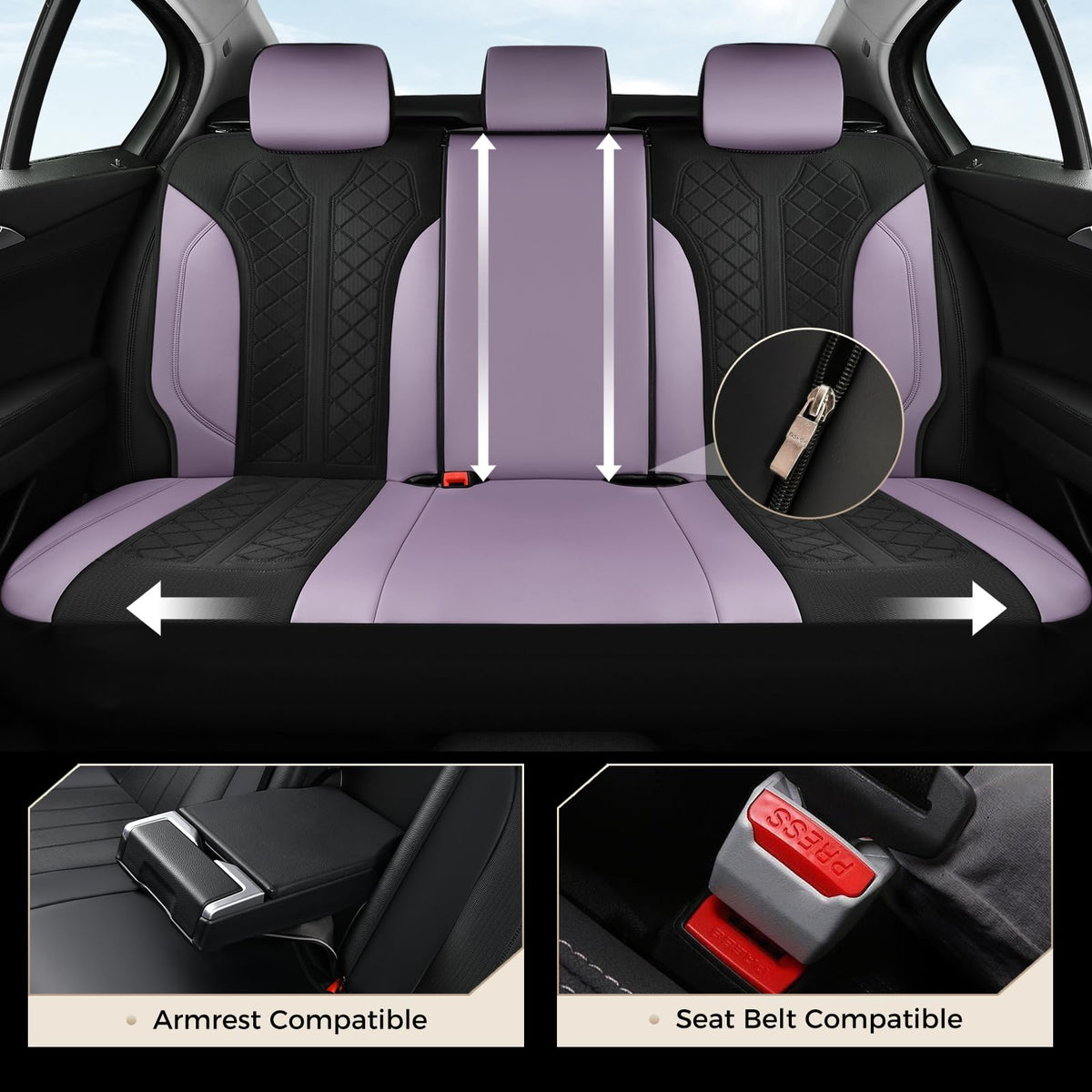 Coverado breathable mesh detail showing ventilation for cooler seating comfort
