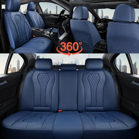 Coverado close-up Nappa leather stitching highlights premium finish