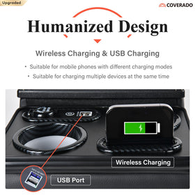 Coverado close-up of phone holder keeps mobile devices stable and visible