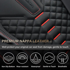 Coverado cushion foam padding detail emphasizing added comfort and resilience
