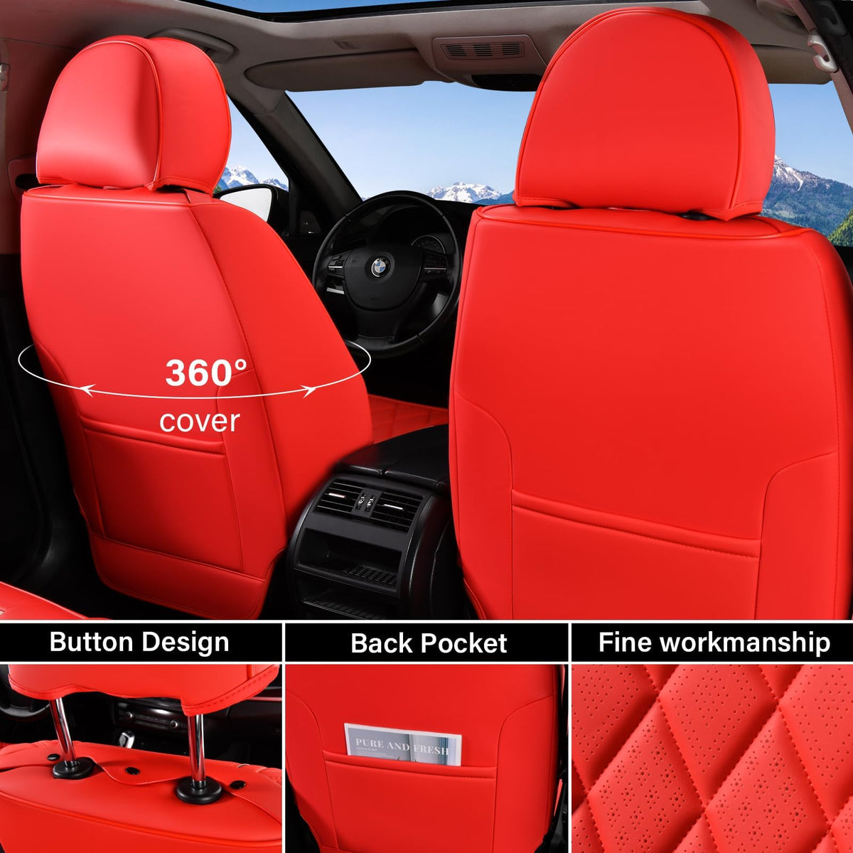 Coverado driver seat in use showing comfort and easy maintenance