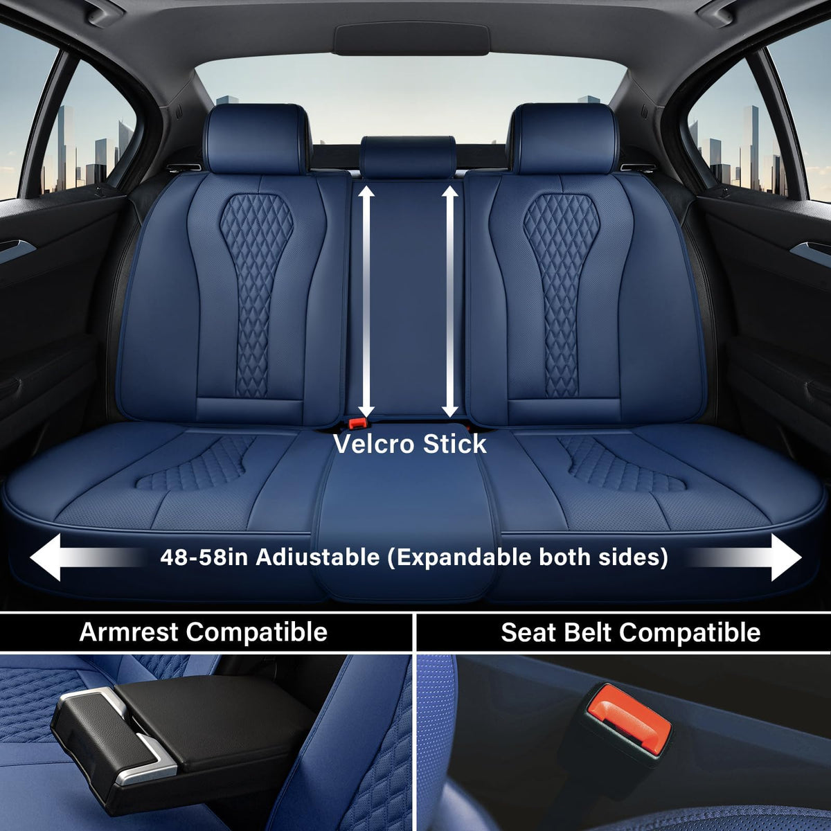Coverado foam padding cross-section demonstrates added comfort benefit