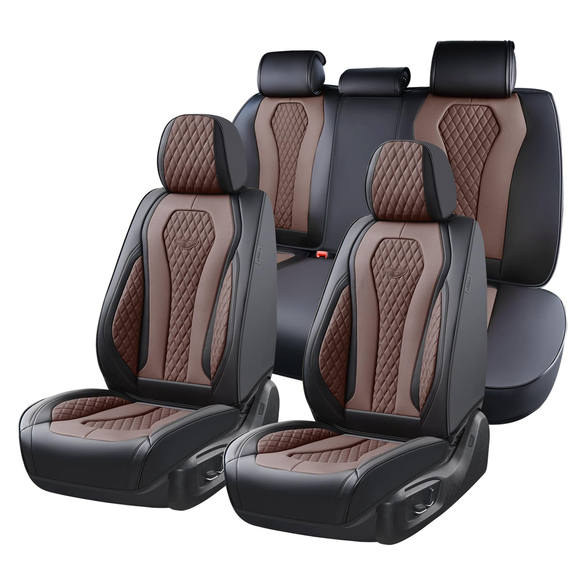 Coverado front seat cover full view showing premium look and protection