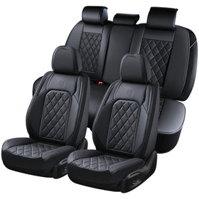 Coverado front seat full view showing sleek protection and refined finish