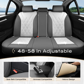 Coverado headrest and stitch detail showing precision tailoring and secure fit