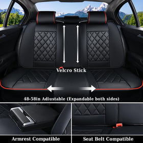 Coverado headrest detail showing easy adjustment and maintained comfort