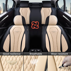 Coverado installed inside sedan illustrating cohesive interior styling