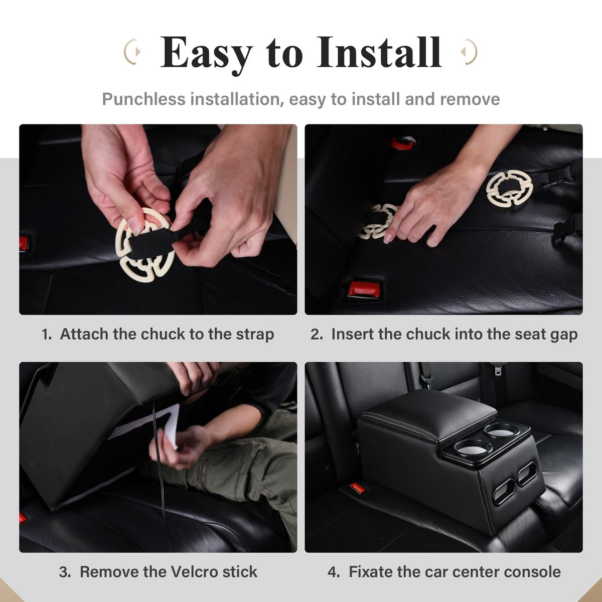 Coverado installed in truck back seat adding storage and comfort