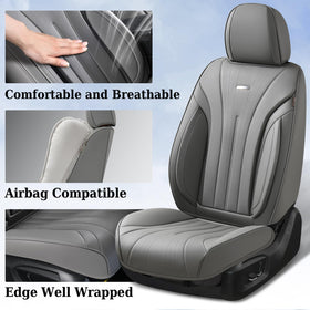 Coverado installed on a car front seat demonstrating a clean updated interior
